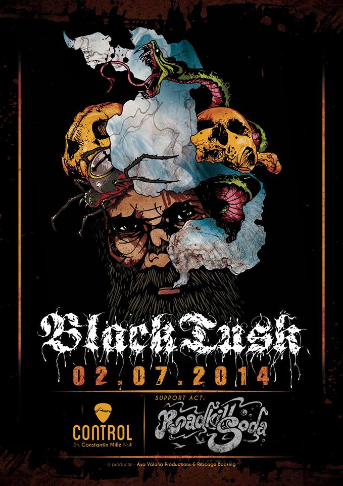 Concert Black Tusk (Sua) si Roadkill Soda la Bucuresti